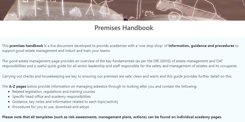 OAT Premises Handbook